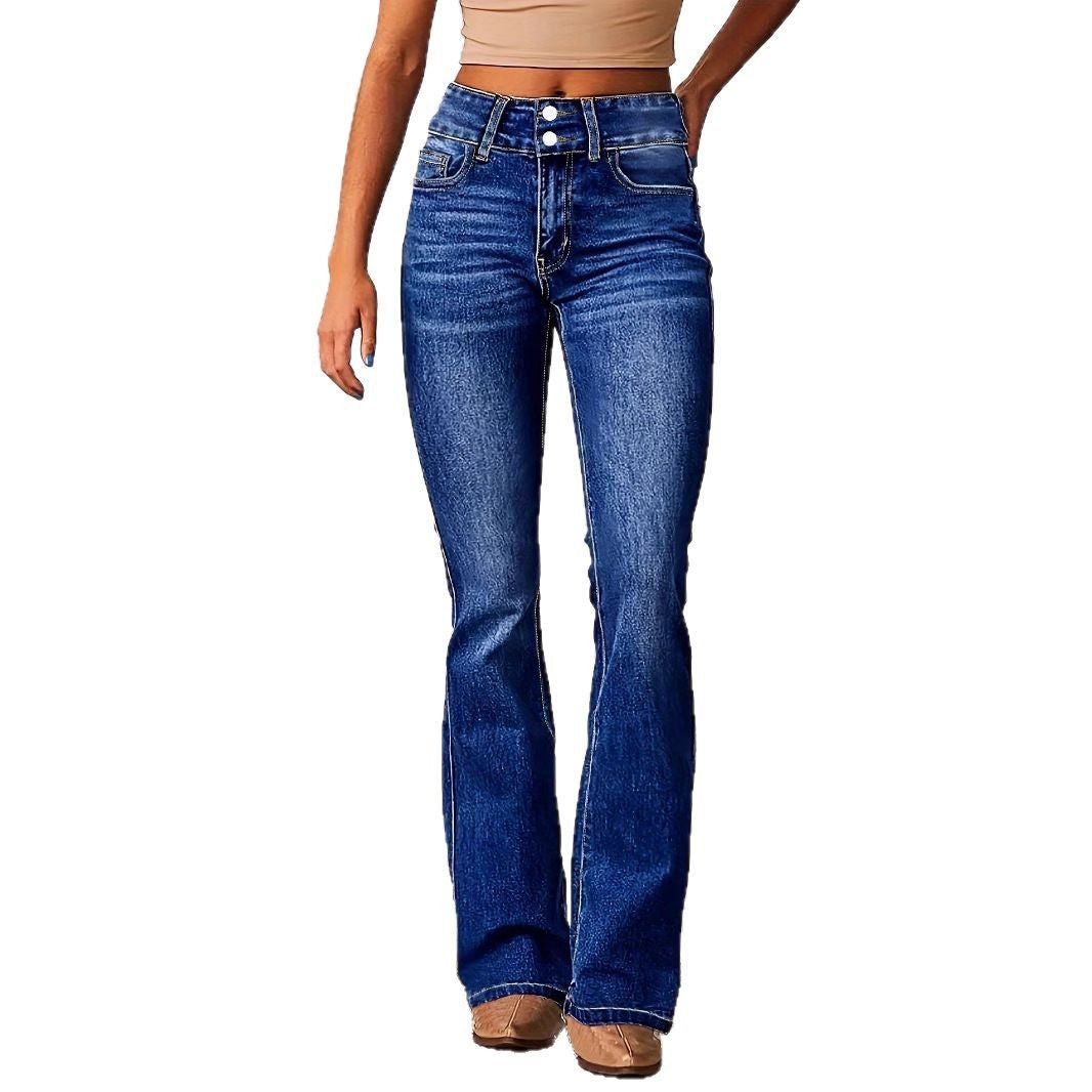 High Waist Modern Bootcut Jeans