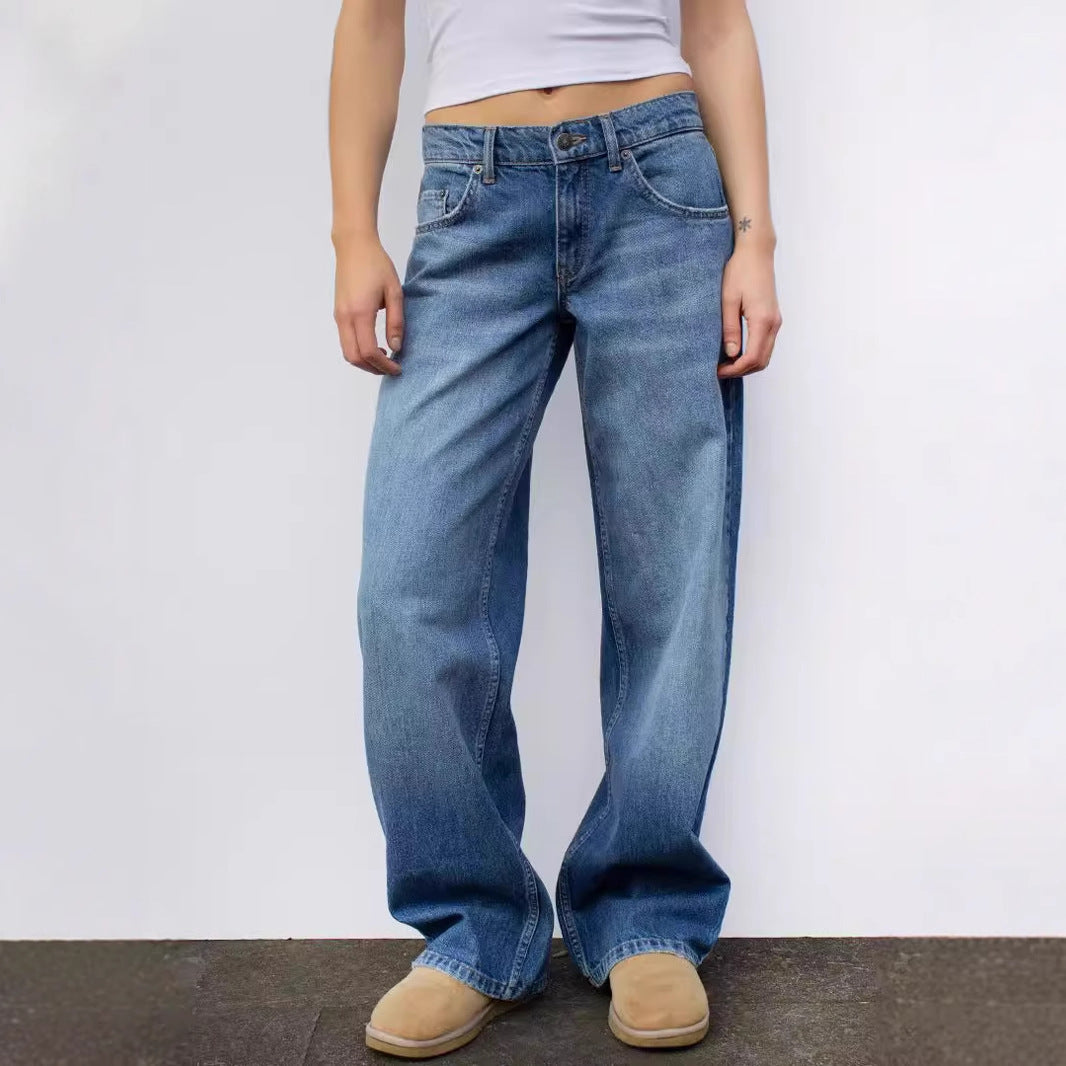 High Waist Relaxed Fit Jeans