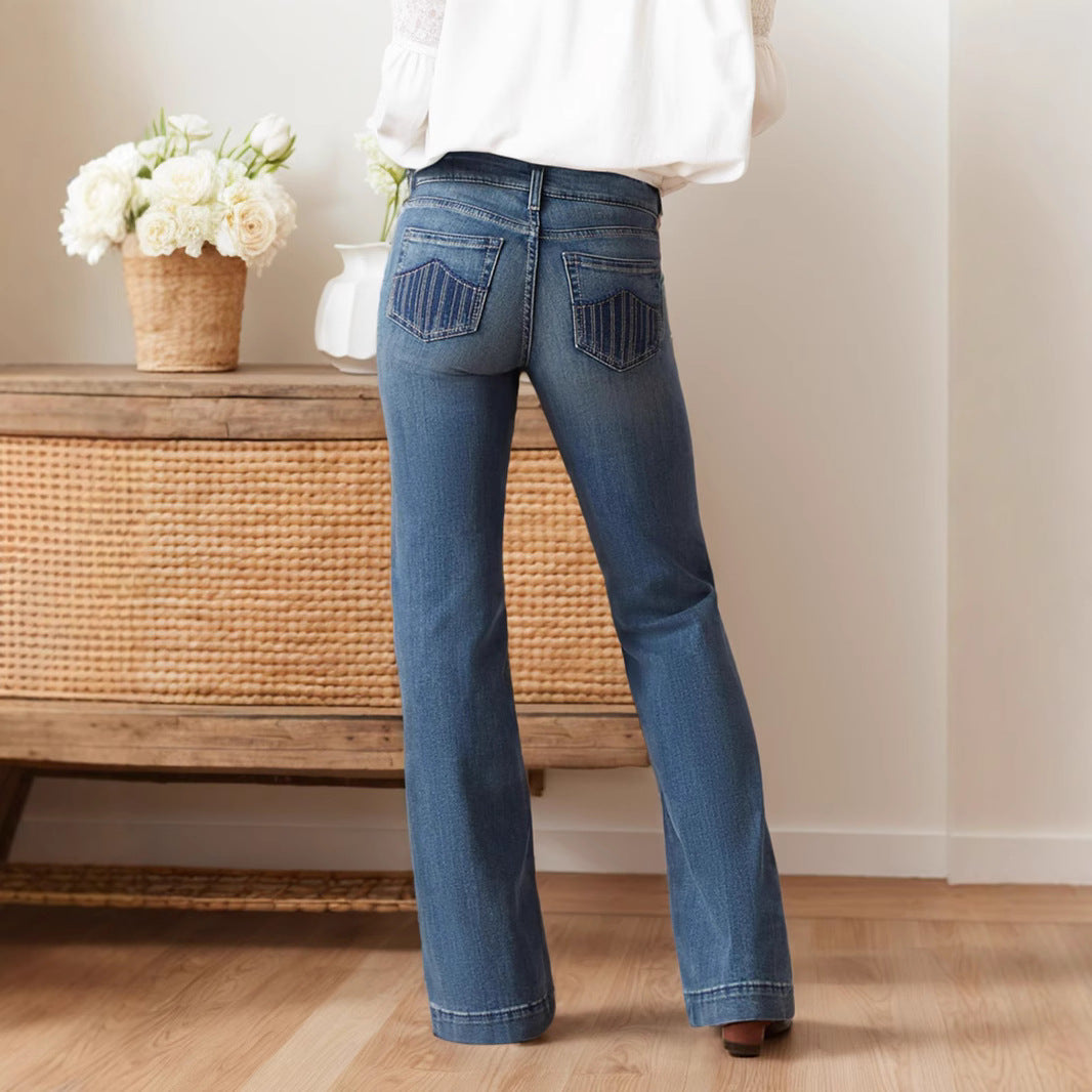 High Waist Bootcut Jeans