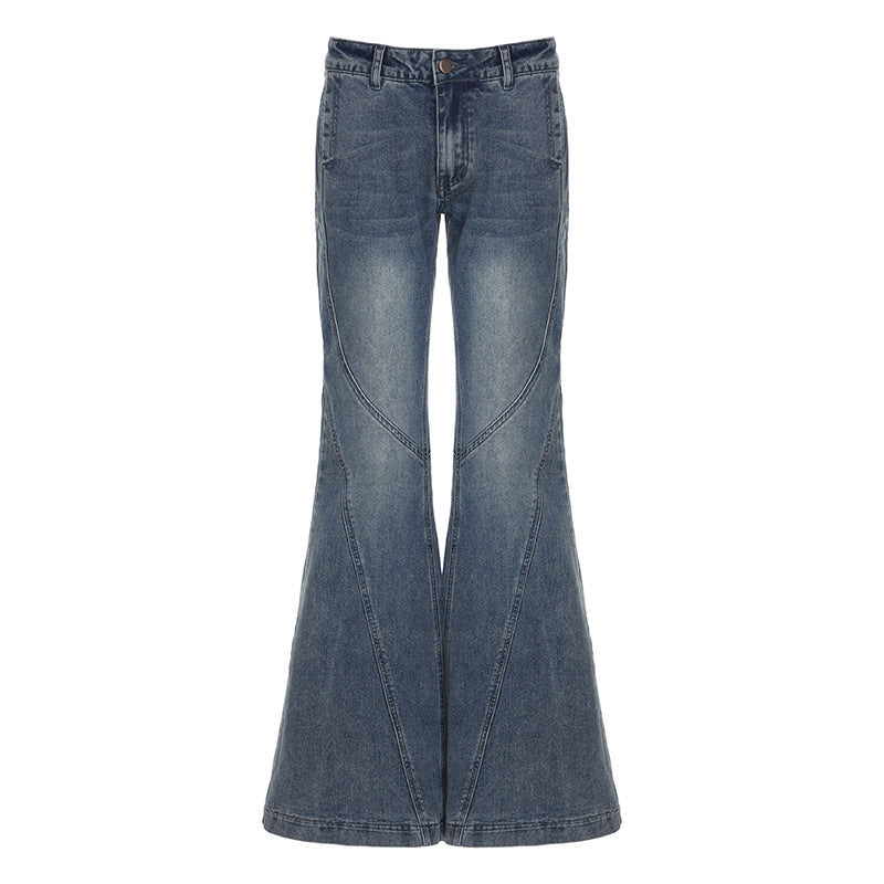 High-Waist Flared Jeans
