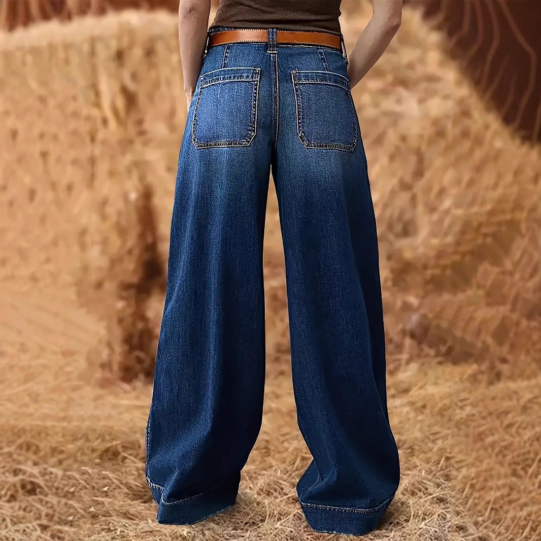High Waist Wide Leg Jeans