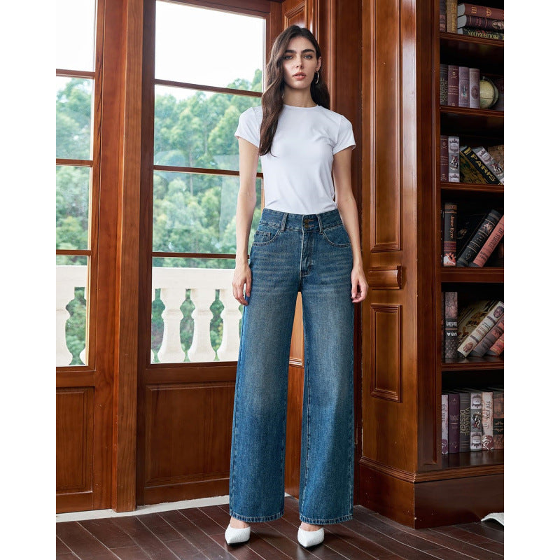 Wide Leg High Waist Jeans