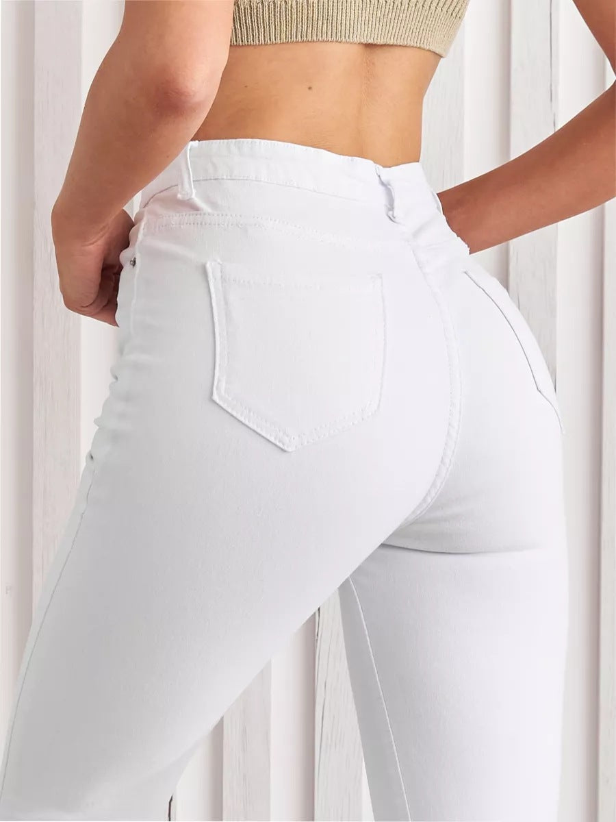 High-Waisted Shaping Jeans