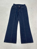 High Waist Wide Leg Denim Jeans