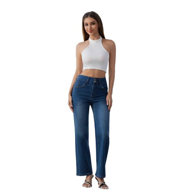 Wide Leg High Waist Jeans