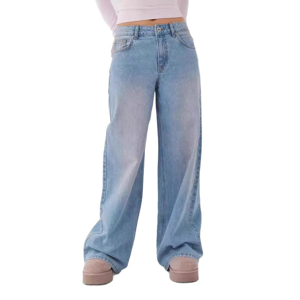 High Waist Relaxed Fit Jeans