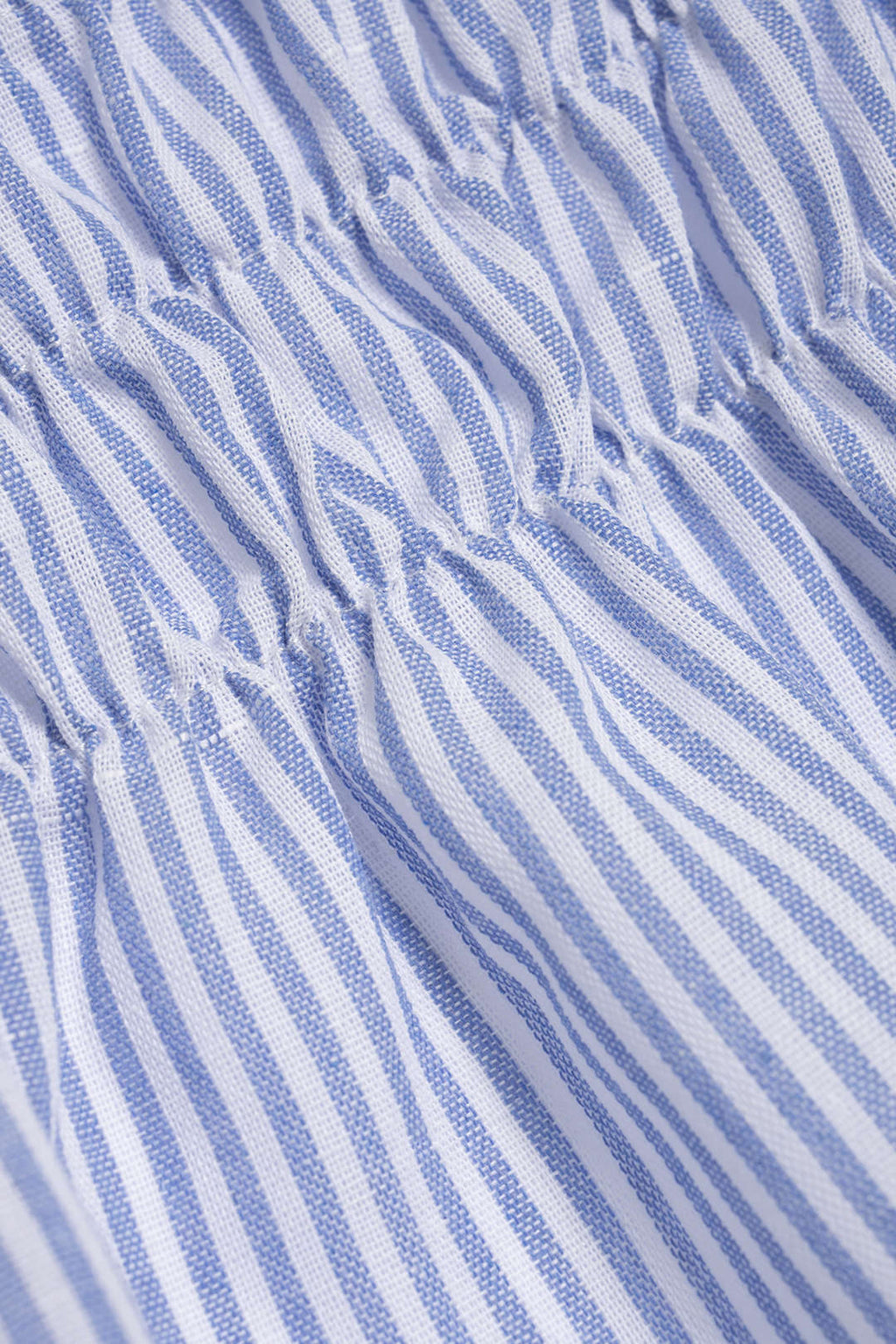 Striped Ruffled Top Shorts Set