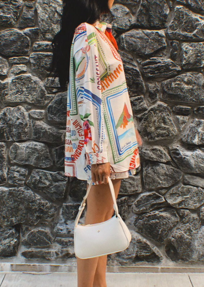 Printed Summer Shirt and Shorts Set