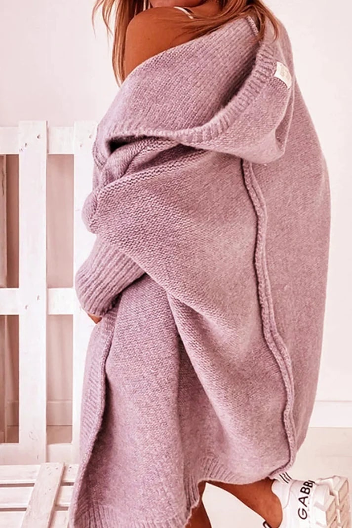 Oversized Hooded Cardigan