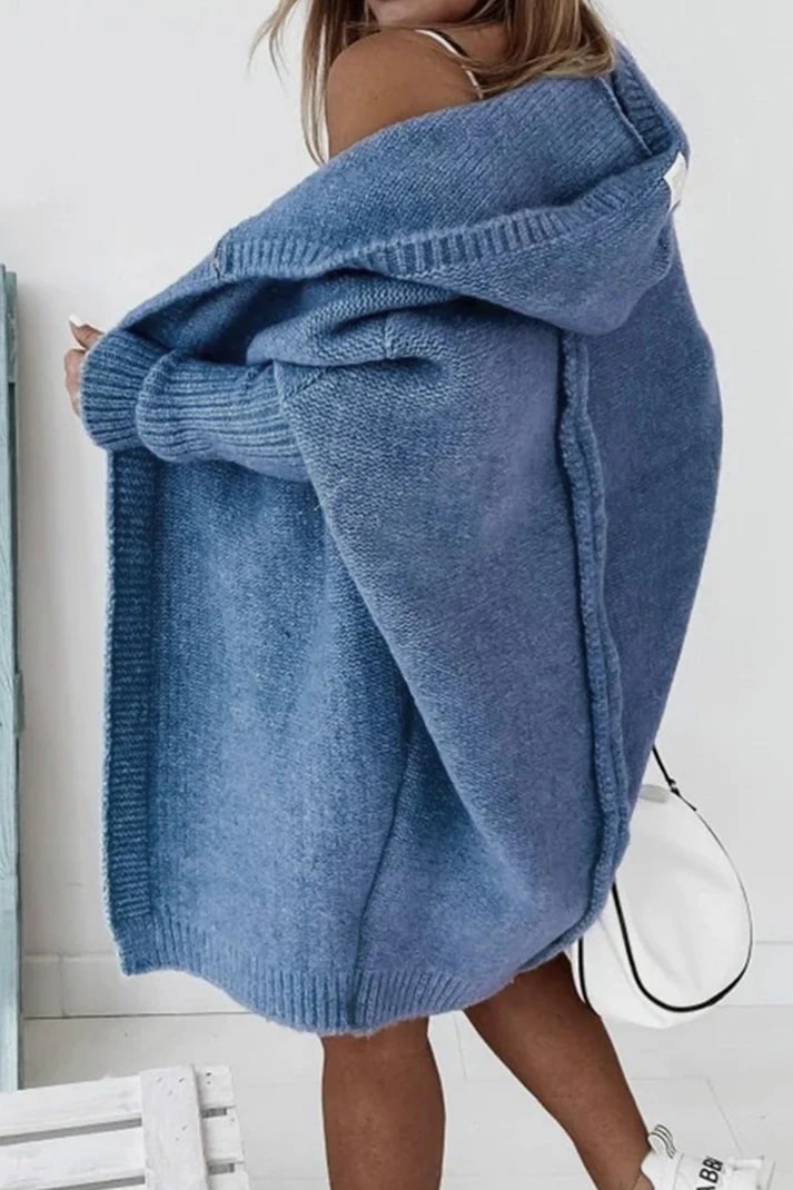Oversized Hooded Cardigan