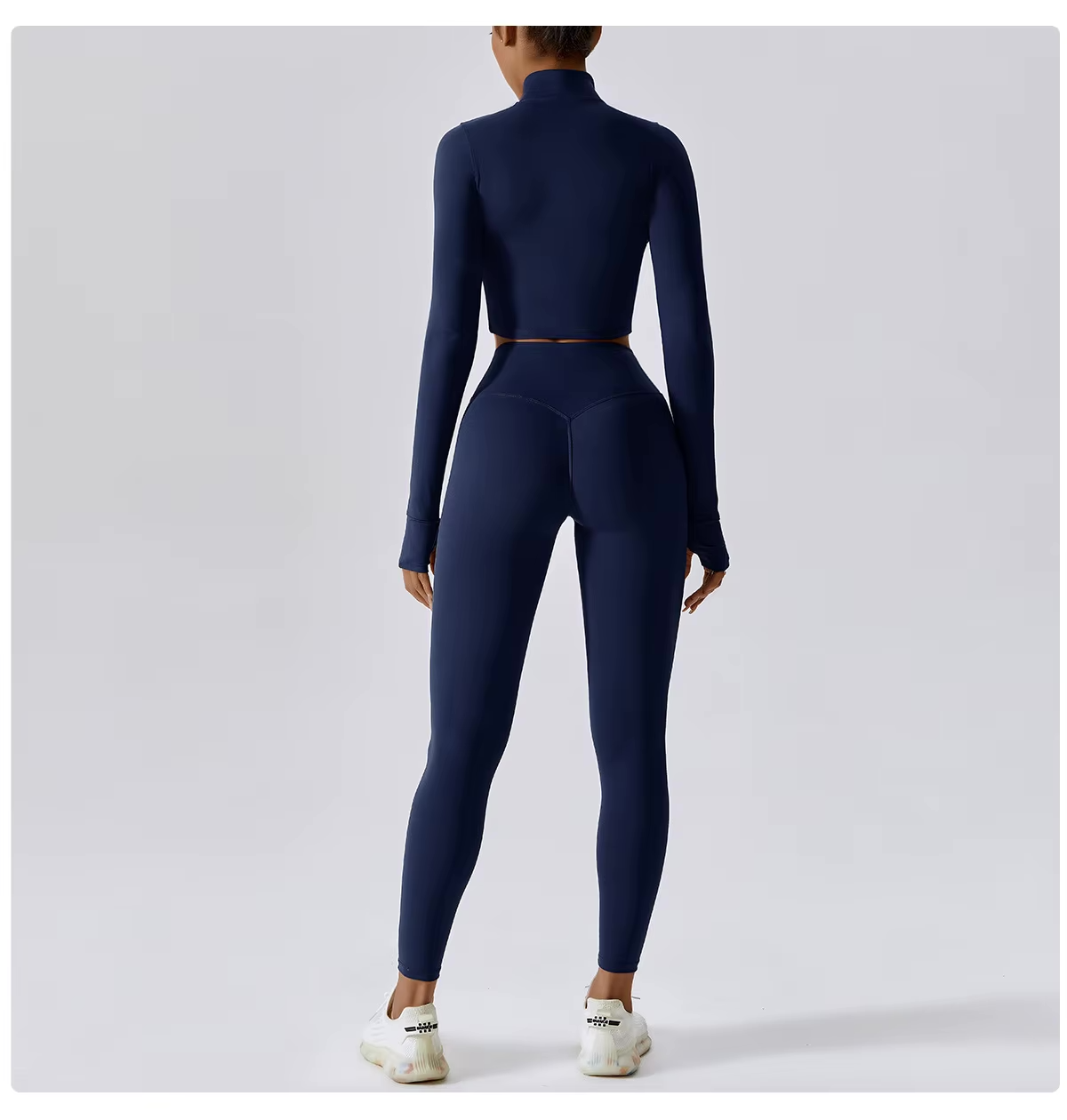 Cropped Vest Sports Bra Leggings Set