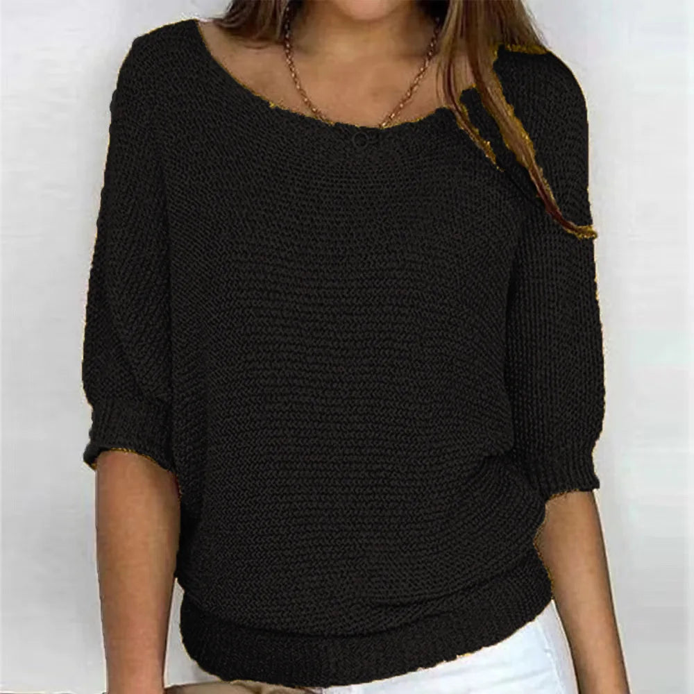 Textured Knit Blouse