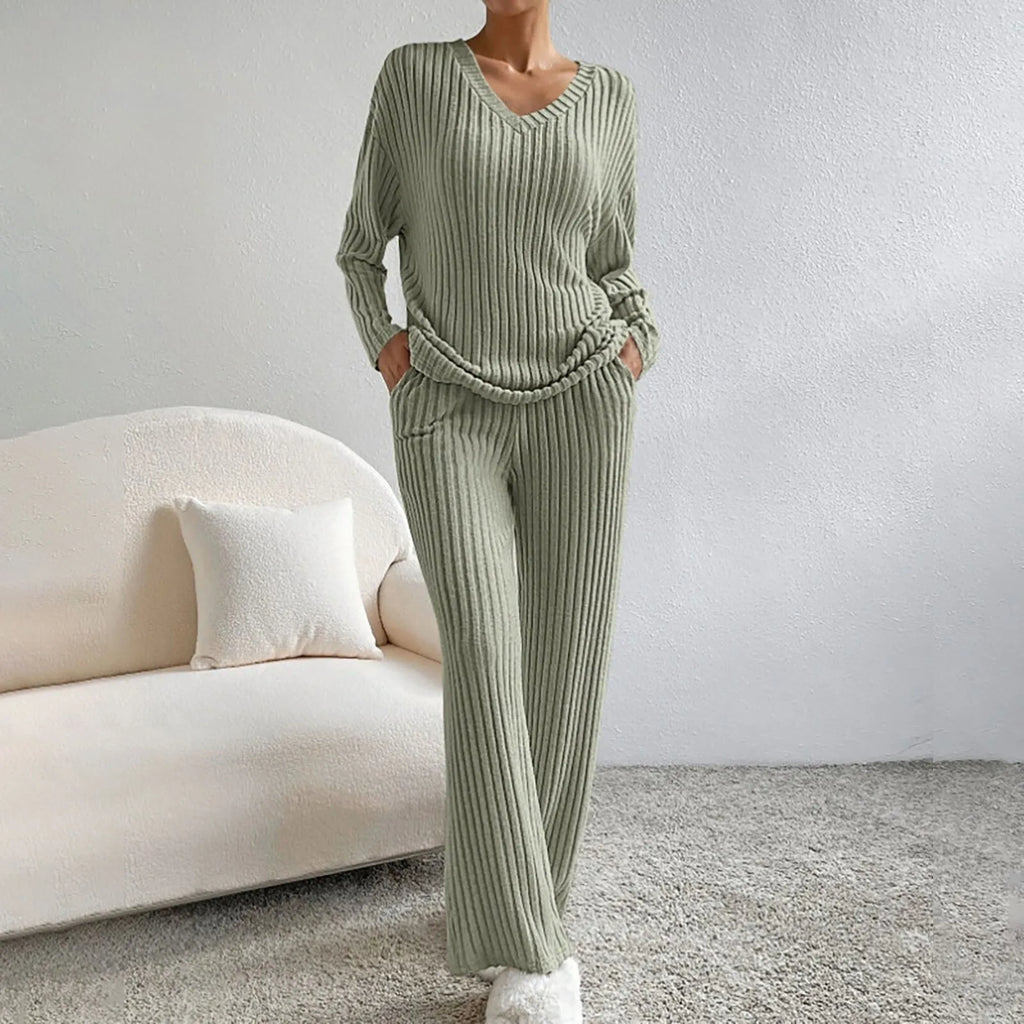 Ribbed Knit Set