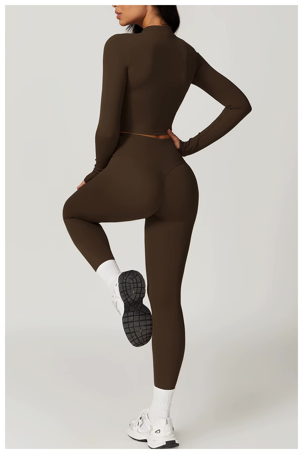 Cropped Vest Sports Bra Leggings Set