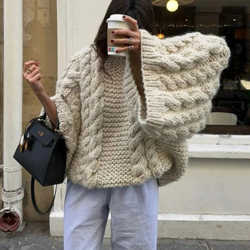 Oversized Chunky Knit Sweater