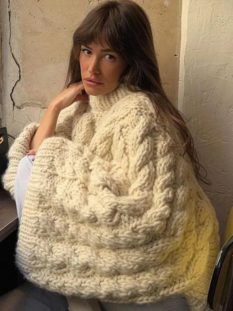 Oversized Chunky Knit Sweater