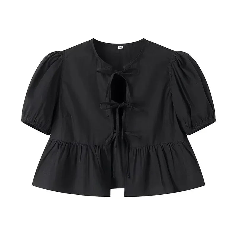 Leopard Peplum Top