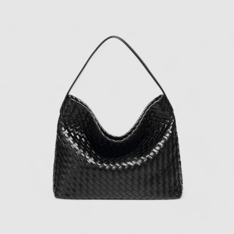 Casual Vegan Woven Hobo Shoulder Bag