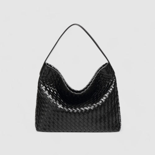 Casual Vegan Woven Hobo Shoulder Bag