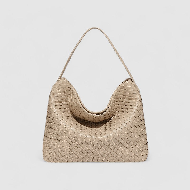 Casual Vegan Woven Hobo Shoulder Bag