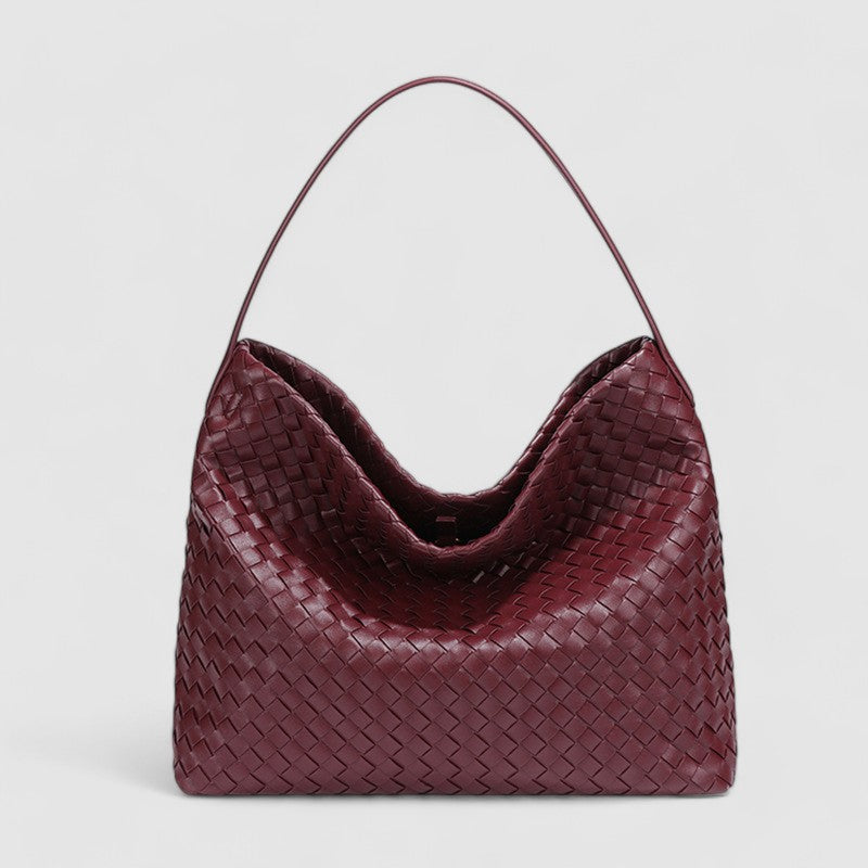 Casual Vegan Woven Hobo Shoulder Bag