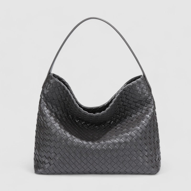 Casual Vegan Woven Hobo Shoulder Bag