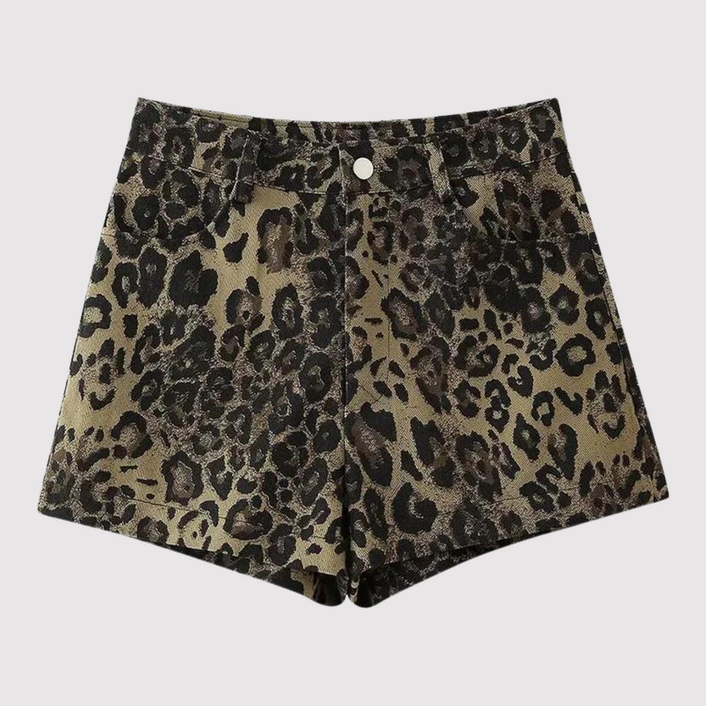 Leopard Print Summer Shorts