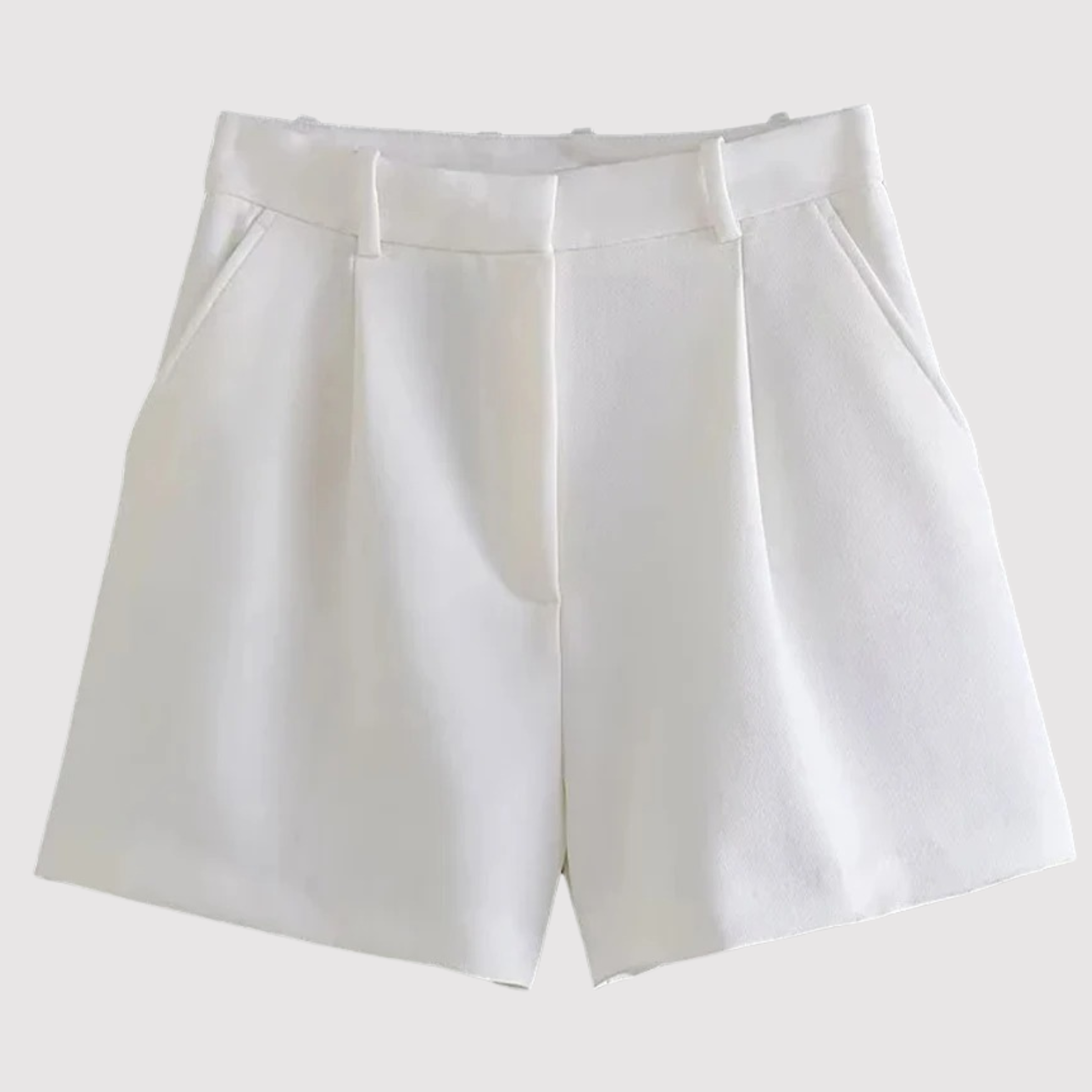 High Waisted Tailored Shorts