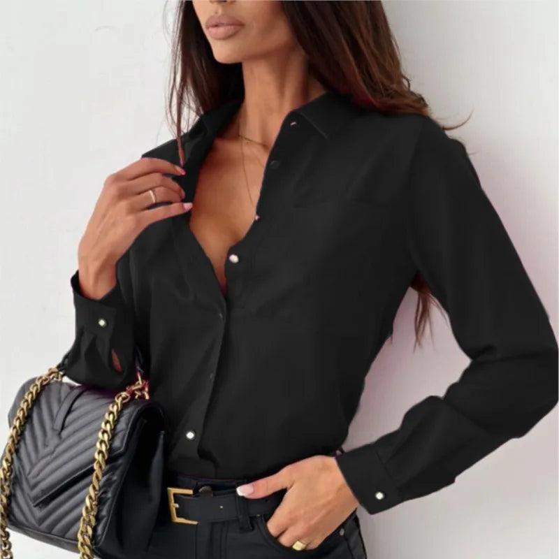 Flowy Long Sleeve Blouse