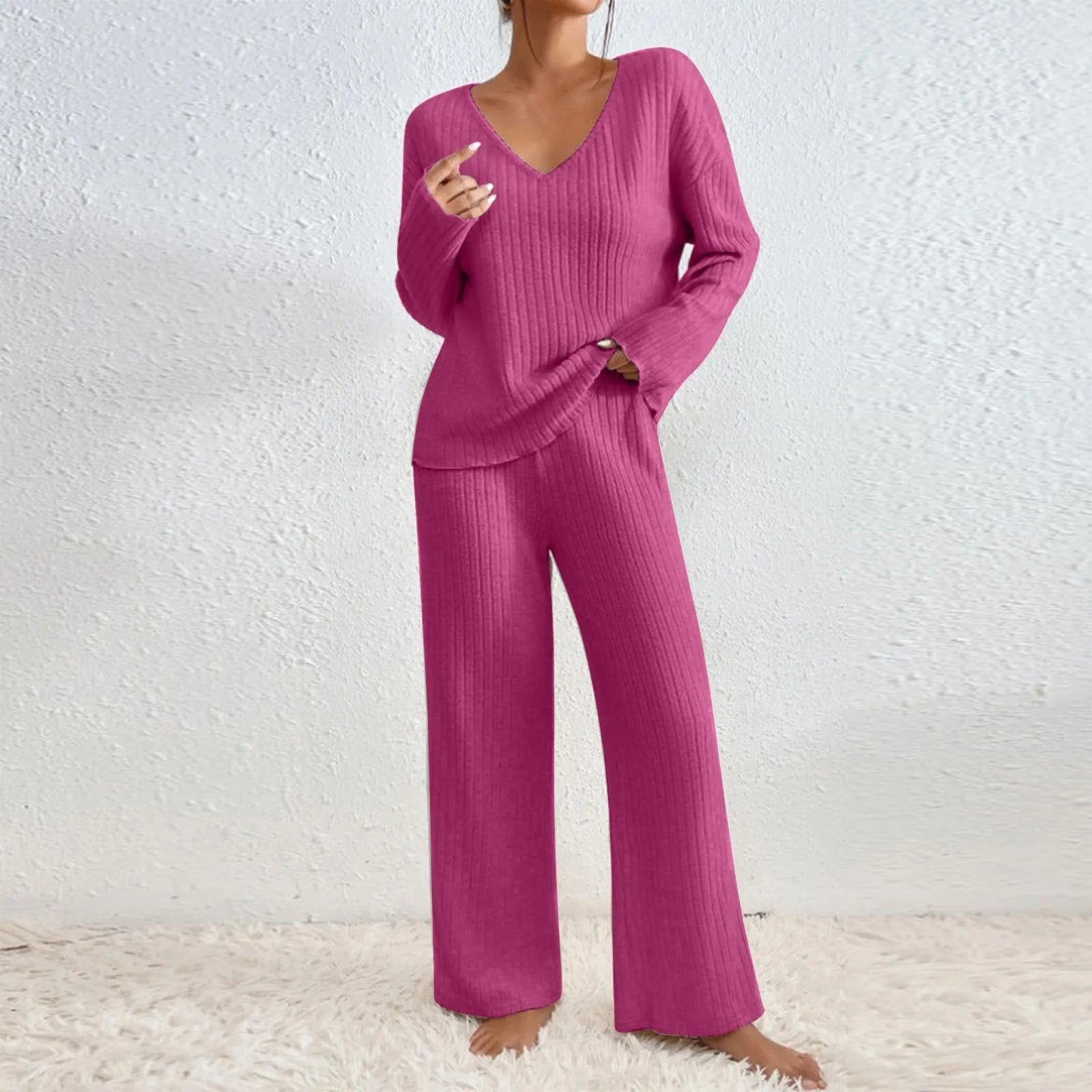 Ribbed Knit Set