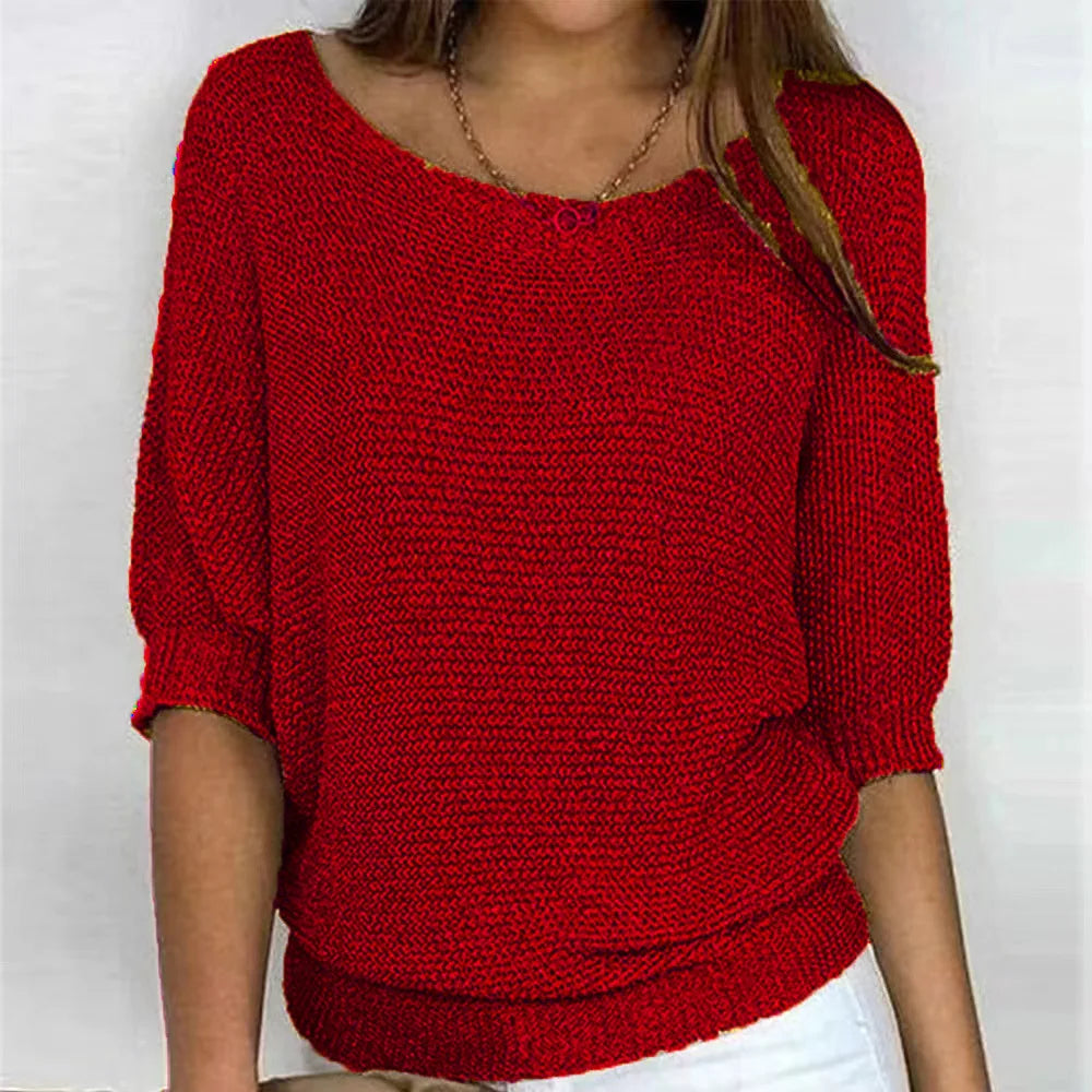 Textured Knit Blouse
