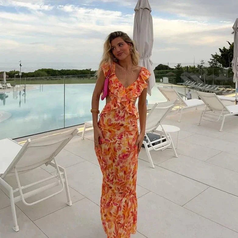 Floral Print Summer Dress