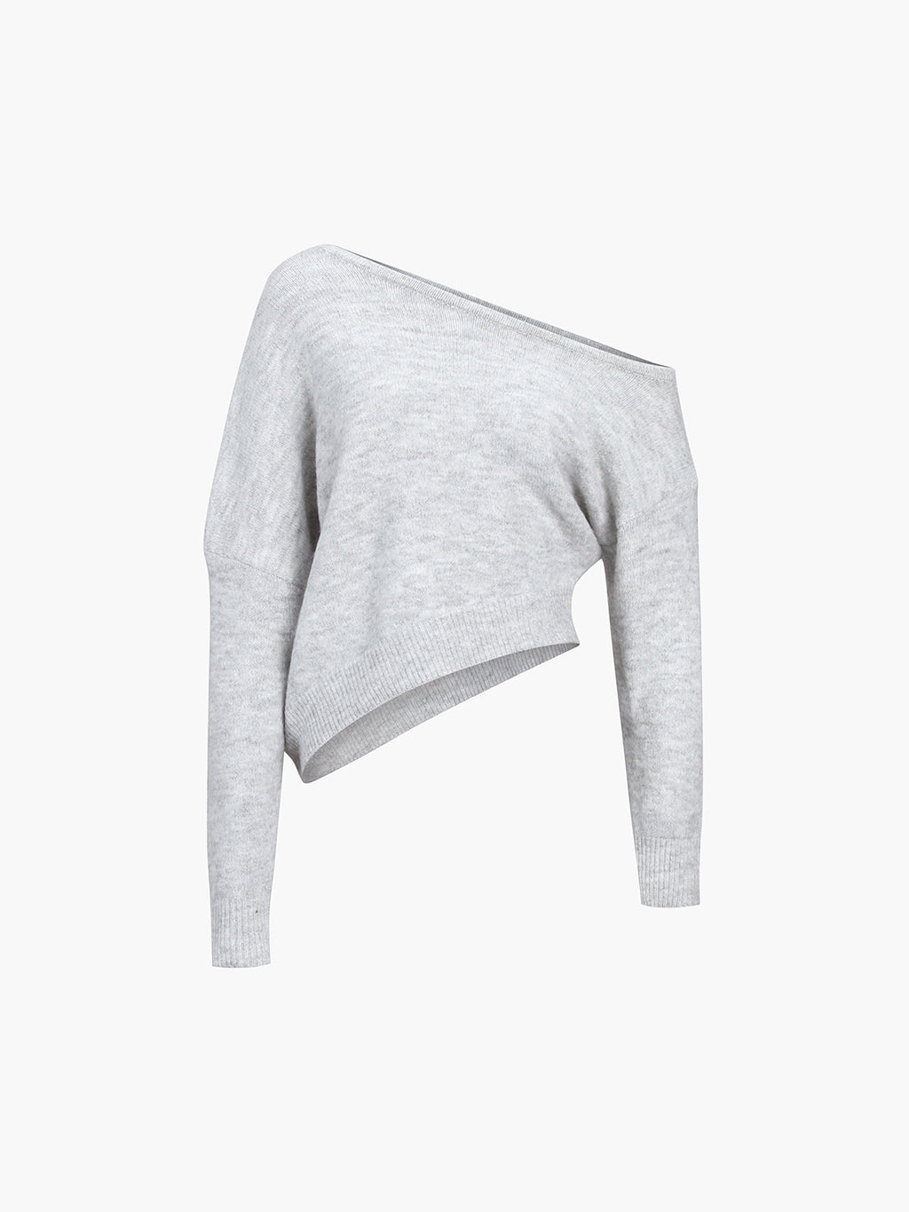 Off-Shoulder Knit Sweater