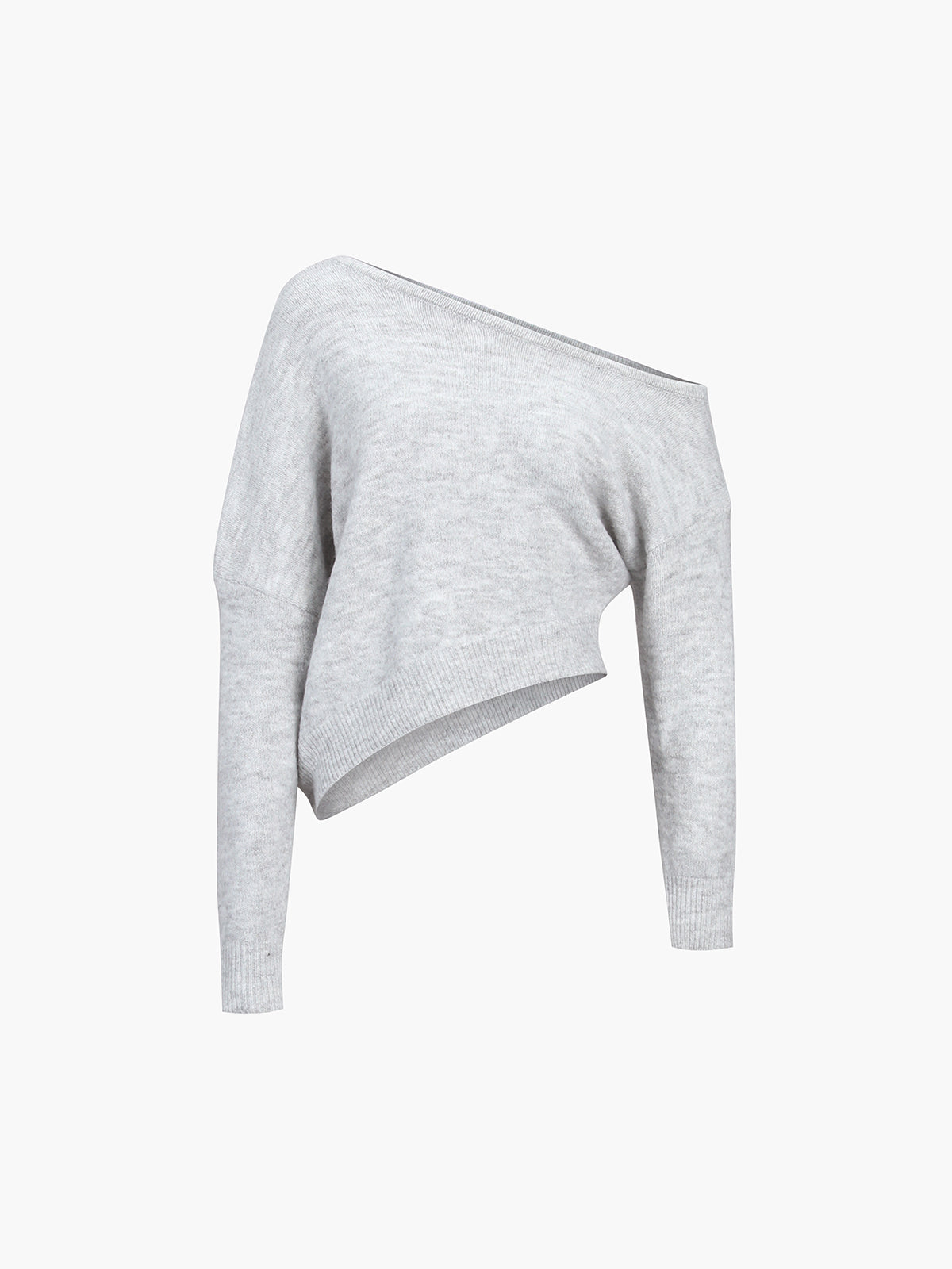 Off-Shoulder Knit Sweater