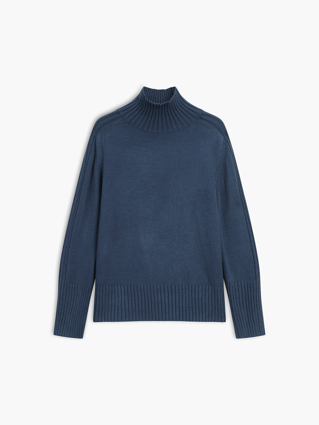 Ribbed Turtleneck Sweater