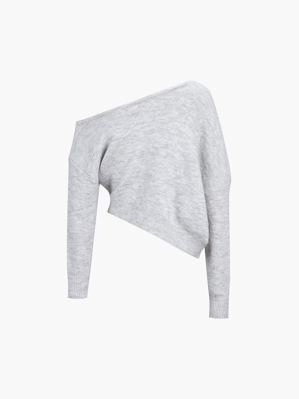 Off-Shoulder Knit Sweater