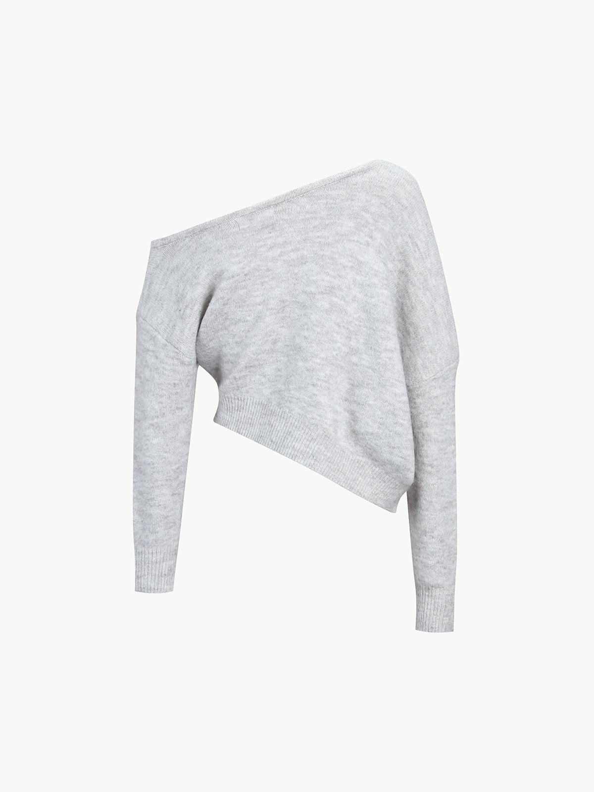 Off-Shoulder Knit Sweater