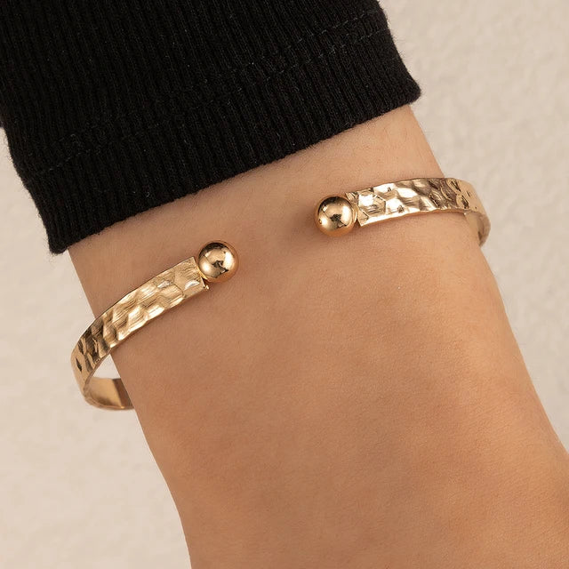 Gold Crossover Bracelet