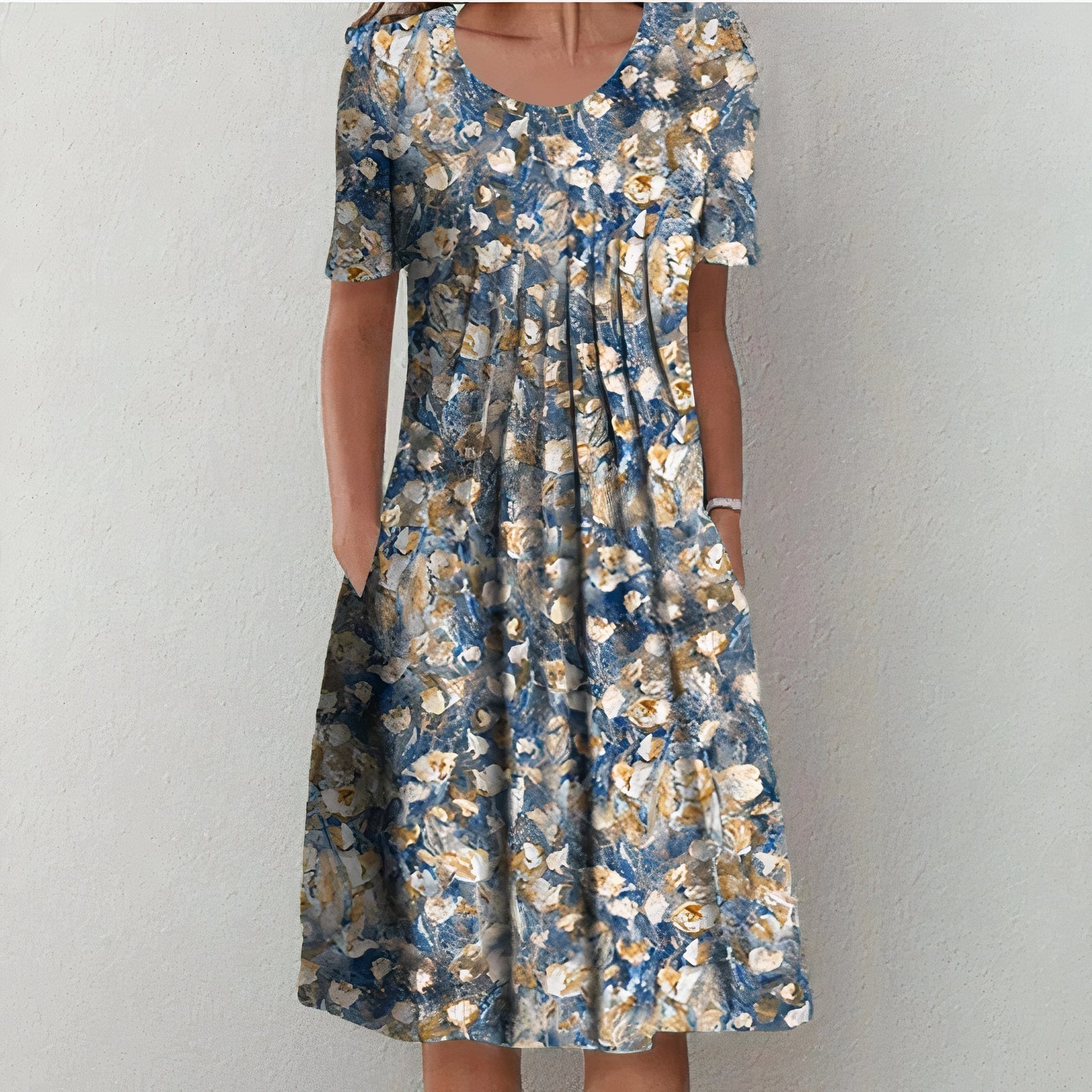 Summer Floral Midi Dress