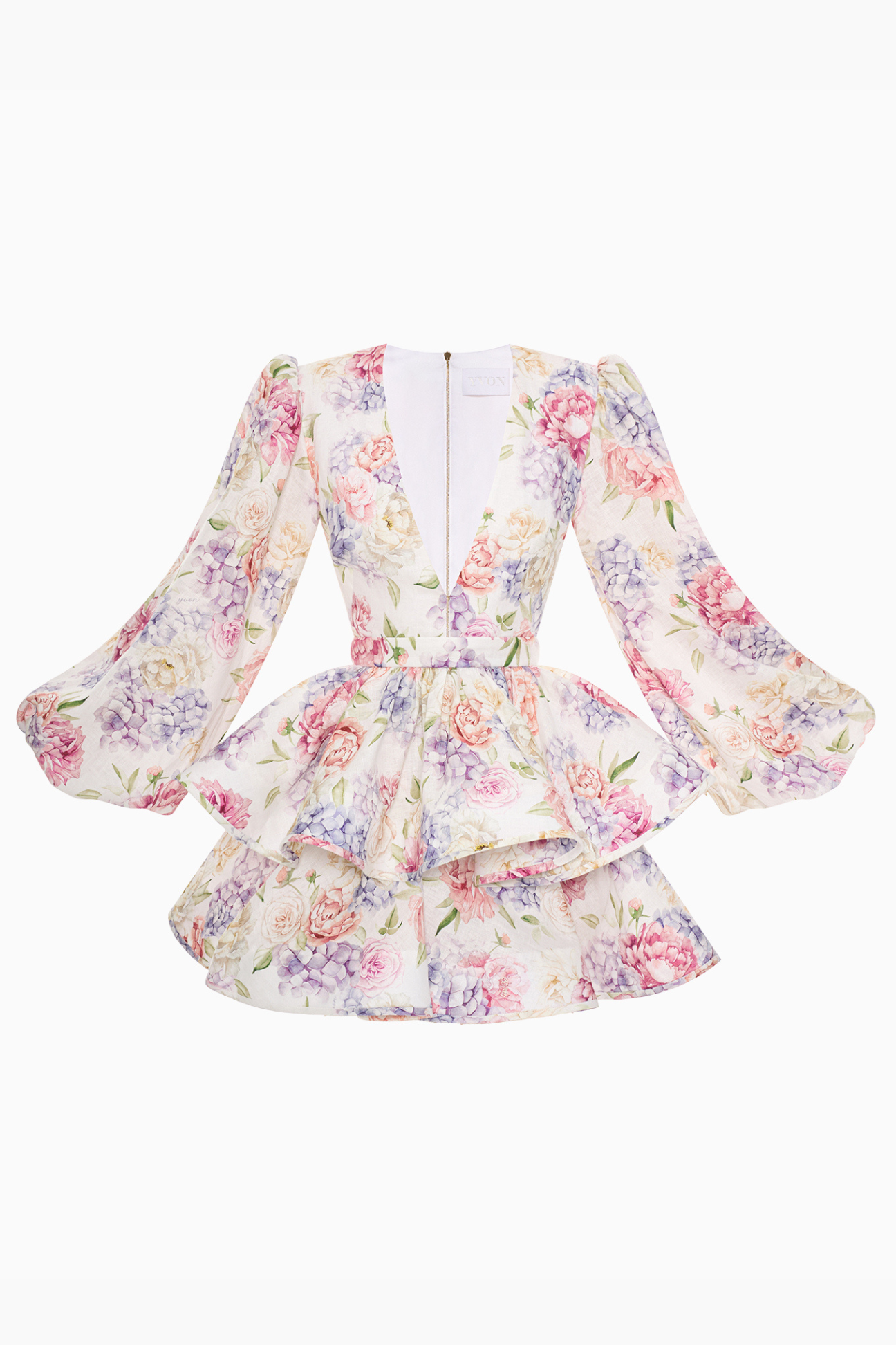 Floral Ruffle Short Summer Dress