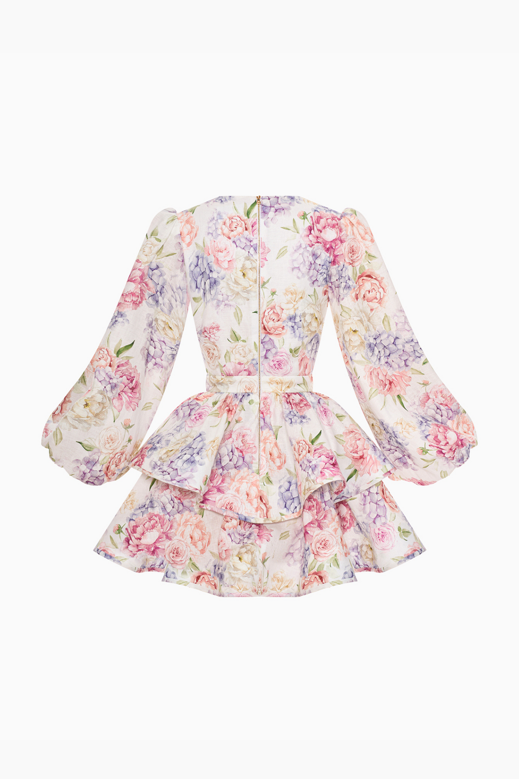 Floral Ruffle Short Summer Dress