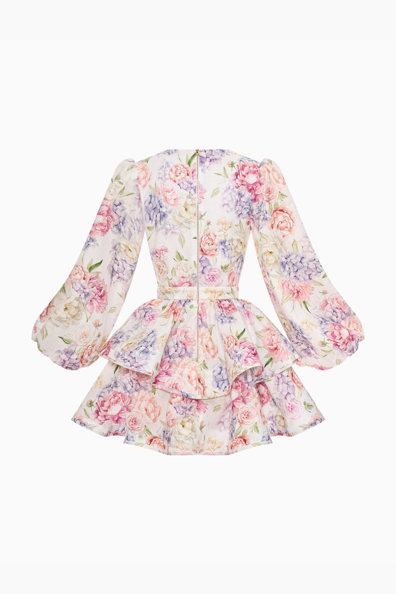Floral Ruffle Short Summer Dress