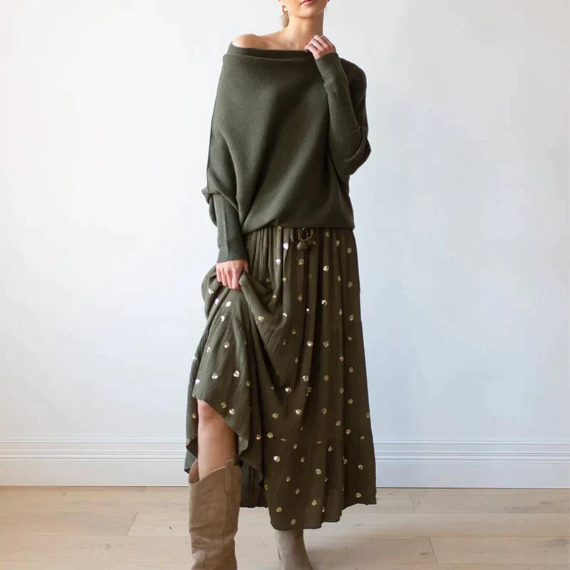 Loose Fit Knit Sweater