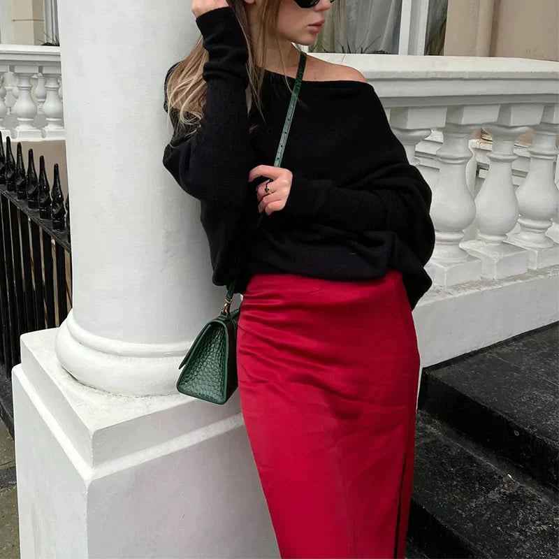 Loose Fit Knit Sweater