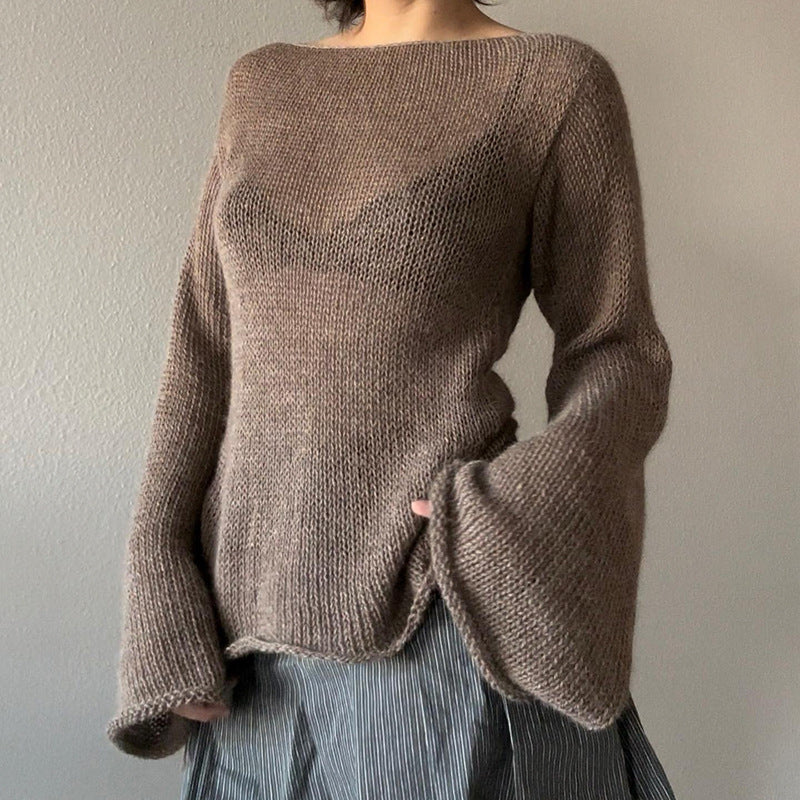 Comfortable Loose Fit Knit Sweater