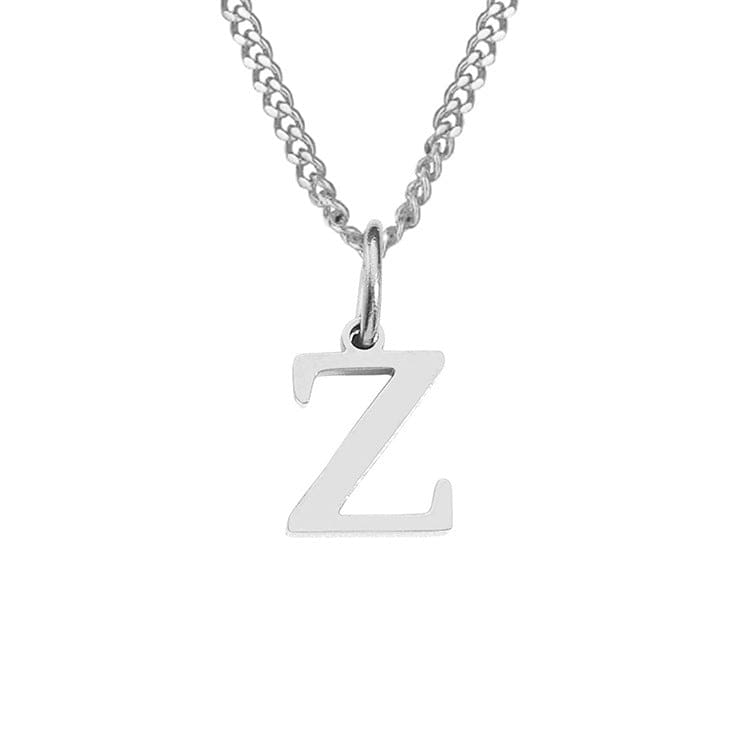 Stainless Steel Initial Necklace