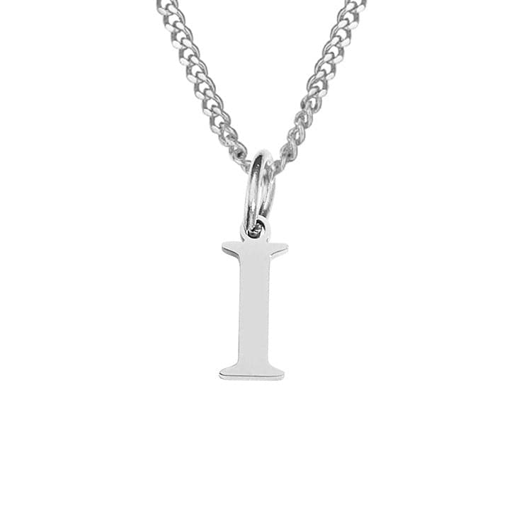 Stainless Steel Initial Necklace