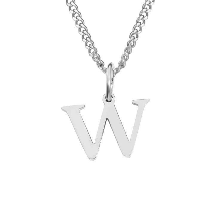 Stainless Steel Initial Necklace