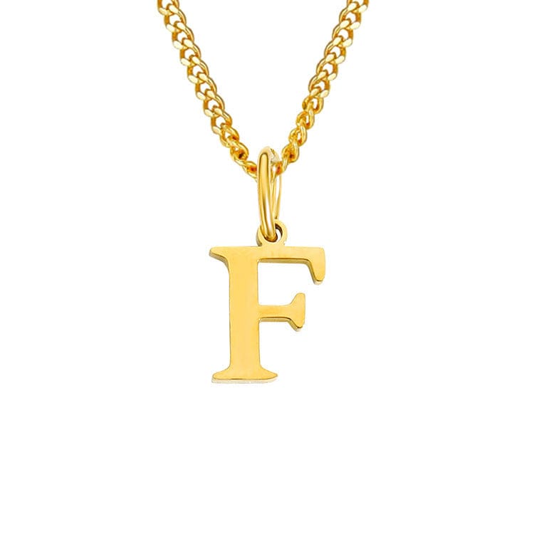 Stainless Steel Initial Necklace