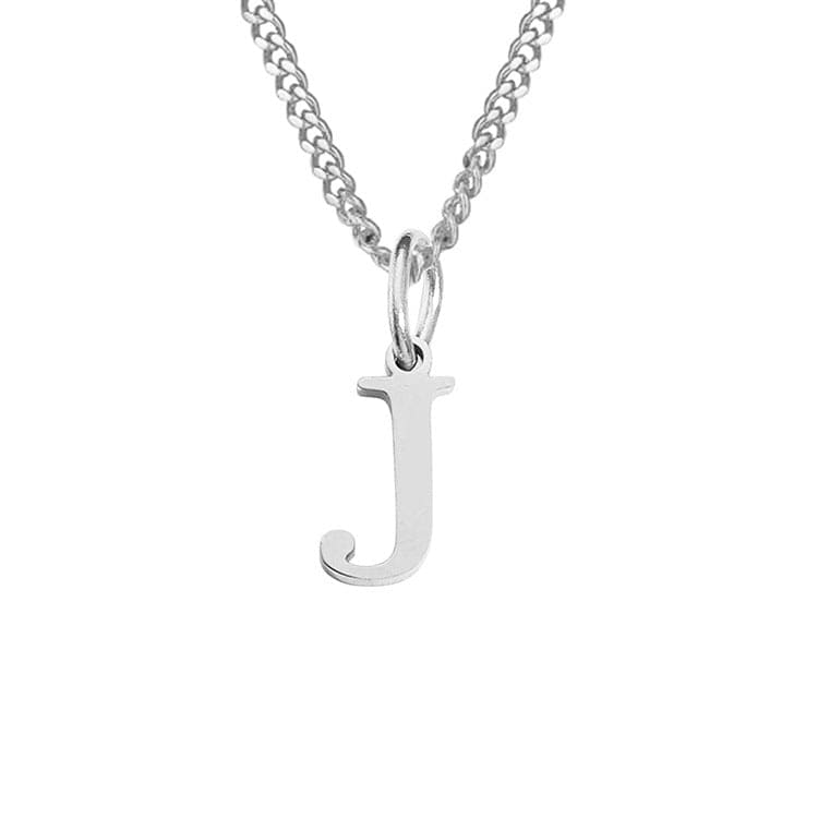 Stainless Steel Initial Necklace